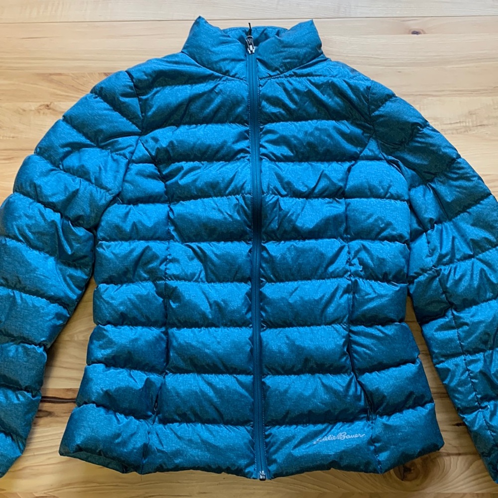 Eddie Bauer light down jacket.